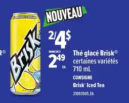 Provigo THÉ GLACÉ BRISK | BRISK ICED TEA offer