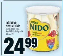 Super C lait bébé NestléNido | NestléNido baby milk offer