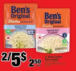 Super C riz BistroExpress Ben'sOriginal | Ben'sOriginal BistroExpress rice offer