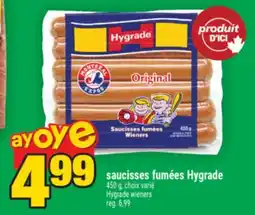 Super C SAUCISSES FUMÉES HYGRADE | HYGRADE WIENERS offer