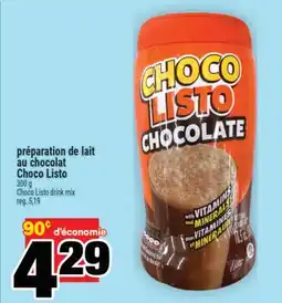 Super C préparation de lait au chocolat Choco Listo | Choco Listo drink mix offer