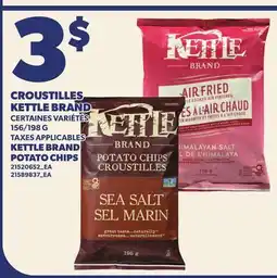 Provigo CROUSTILLES KETTLE BRAND | KETTLE BRAND POTATO CHIPS, 156/198 G offer