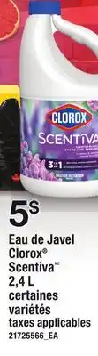 Provigo EAU DE JAVEL CLOROX SCENTIVA offer