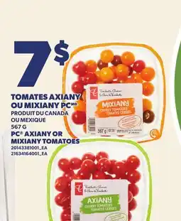 Provigo TOMATES AXIANY OU MIXIANY PC | PC AXIANY OR MIXIANY TOMATOES offer