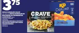 Provigo REPAS SURGELÉS CRAVE, 200-340 G OU REPAS SURGELÉS DE MACARONI AU FROMAGE DE LUXE KRAFT, 340 G offer