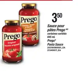 Provigo SAUCE POUR PÂTES PREGO | PREGO PASTA SAUCE offer