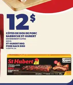 Provigo CÔTES DE DOS DE PORC BARBECUE ST-HUBERT | PORK BACK RIBS offer