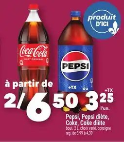 Marche Ami Pepsi, Pepsi diète, Coke, Coke diète bout offer