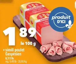 Marche Ami SIMILI POULET GASPÉSIEN offer