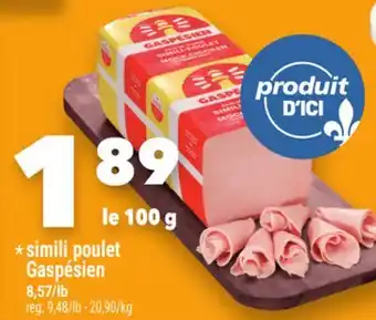 Marche Ami SIMILI POULET GASPÉSIEN offer
