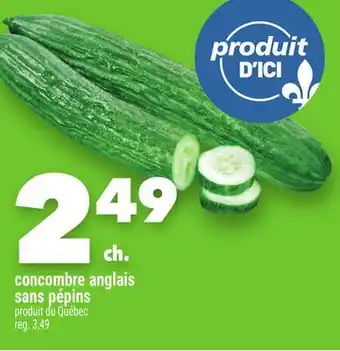 Marche Ami CONCOMBRE ANGLAIS SANS PÉPINS offer