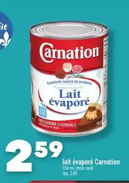 Marche Ami LAIT ÉVAPORÉ CARNATION offer