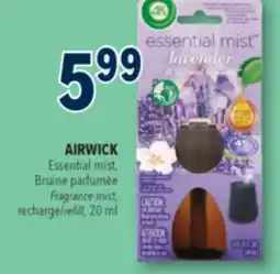 Familiprix AIRWICK Essential mist, Fragrance mist, recharge/refill offer