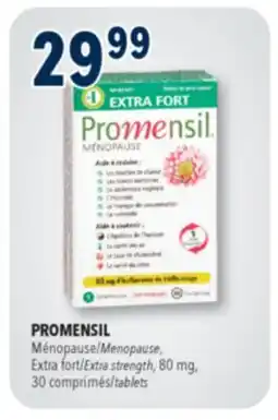 Familiprix PROMENSIL, Menopause, Extra strength, 80 mg, 30 tablets offer