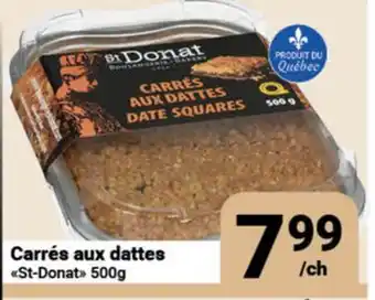 Pasquier Carrés aux dattes St-Donat offer