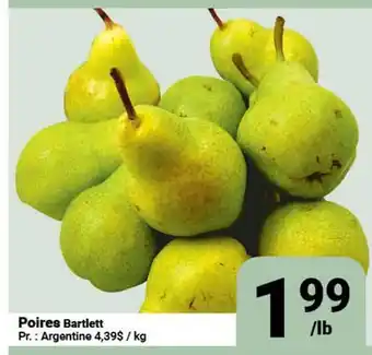 Pasquier Poires Bartlett offer