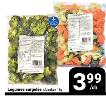 Pasquier Légumes surgelés Alaska offer