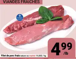 Pasquier Filet de porc frais offer