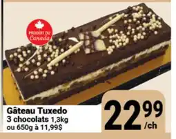 Pasquier Gâteau Tuxedo 3 chocolats offer
