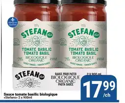 Pasquier Sauce tomate basilic biologique Stefano offer