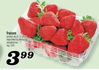 Marché Richelieu FRAISES | STRAWBERRIES offer