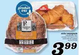 Marché Richelieu MICHE CAMPAGNARDE | COUNTRY-STYLE LOAF, CROISSANTS offer