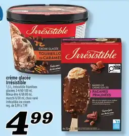 Marché Richelieu CRÈME GLACÉE IRRÉSISTIBLE | IRRÉSISTIBLE ICE CREAM offer