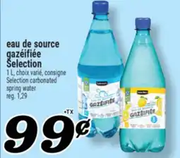 Marché Richelieu EAU DE SOURCE GAZÉIFIÉE SELECTION | SELECTION CARBONATED SPRING WATER offer