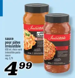 Marché Richelieu SAUCE POUR PÂTES IRRÉSISTIBLE | IRRÉSISTIBLE PASTA SAUCE offer