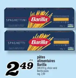 Marché Richelieu PÂTES ALIMENTAIRES BARILLA | BARILLA PASTA offer