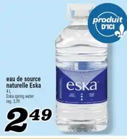 Marché Richelieu EAU DE SOURCE NATURELLE ESKA | ESKA SPRING WATER offer