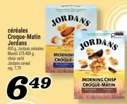 Marché Richelieu CÉRÉALES CROQUE-MATIN JORDANS | JORDANS CEREAL offer