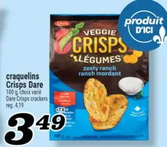 Marché Richelieu CRAQUELINS CRISPS DARE | DARE CRISPS CRACKERS offer