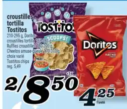Marché Richelieu CROUSTILLES TORTILLA TOSTITOS |TOSTITOS CHIPS offer