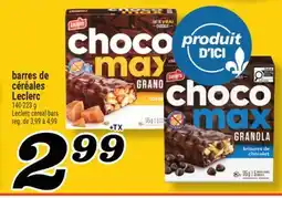 Marché Richelieu BARRES DE CÉRÉALES LECLERC | LECLERC CEREAL BARS offer