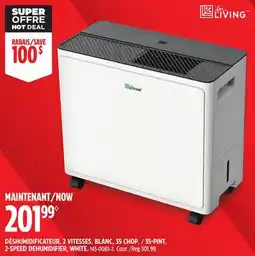 Canadian Tire 35-PINT, 2-SPEED DEHUMIDIFIER, WHITE offer
