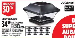 Canadian Tire NOMA SOLAR POST CAP LIGHT SET offer