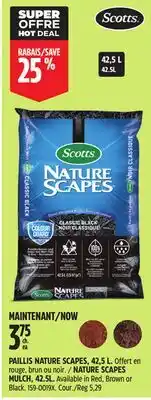 Canadian Tire Scotts NATURE SCAPES MULCH offer