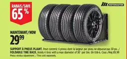 Canadian Tire MotoMaster Foldable Tire Rack 300-lb offer