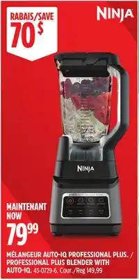 Canadian Tire NINJA PROFESSIONAL PLUS BLENDER WITH AUTO-IQ offer