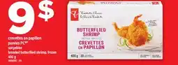 Maxi crevettes en papillon panées | breaded butterflied shrimp offer