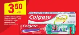 Maxi DENTIFRICE DE CHOIX SUPÉRIEUR 70-150 ML OU BROSSE À DENTS MANUELLE 1 UN. COLGATE offer