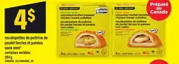 Maxi ESCALOPETTES DE POITRINE DE POULET FARCIES ET PANÉES offer