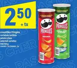 Maxi CROUSTILLES PRINGLES | POTATO CRISPS, 148/156 G offer
