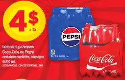 Maxi BOISSONS GAZEUSES COCA-COLA OU PEPSI offer