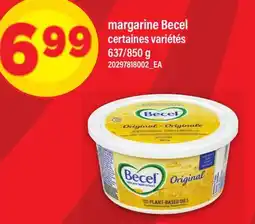 Maxi MARGARINE BECEL, 637/850 g offer