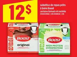 Maxi SUBSTITUS DE REPAS PRÊTS À BOIRE BOOST offer