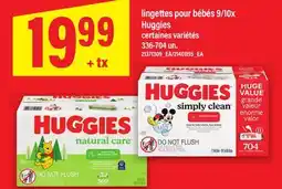 Maxi LINGETTES POUR BÉBÉS 9/10X HUGGIES, 336-704 un offer