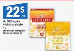 Maxi VIN OLÉ! SANGRITA ORIGINAL OU BLANCHE offer