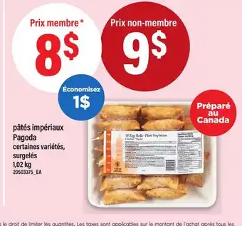 Maxi PÂTÉS IMPÉRIAUX PAGODA offer
